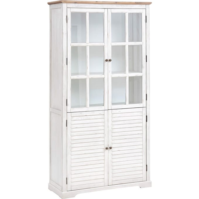 Eazy Living Vitrinekast 190 cm Deline Wit