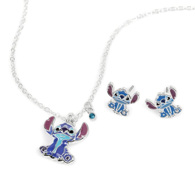 Lilo & Stitch Stitch Unisex Halsketting - zilverkleurig - Standard