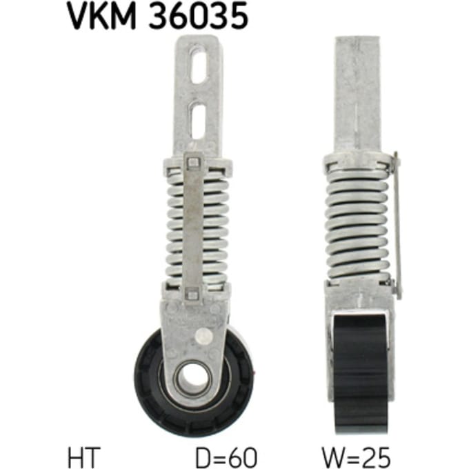 Spanpoelie, V-riem SKF VKM 36035