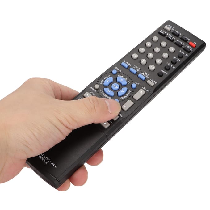 RCRP0705 Vervangende afstandsbediening voor Kenwood RK711 compacte HiFi-componentstereo-ontvanger gray