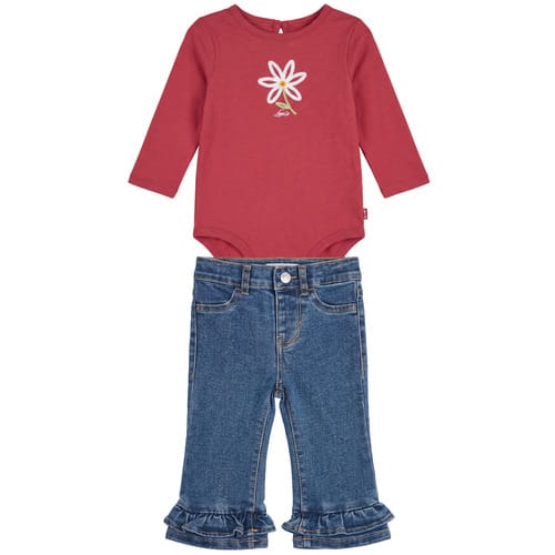 Setjes Levis LS TOP RUFFLE FLARE LEG