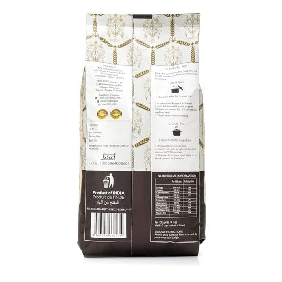 Octavius Klassieke Basmati Rijst | Lange Geurige Niet-Plakkerige Basmati Rijst - 1 Kg (2) beige