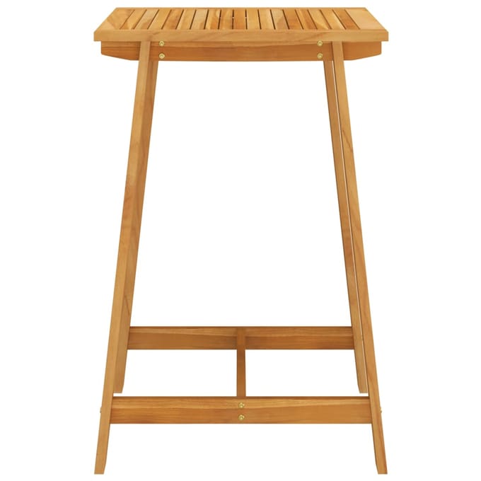 vidaXL - Tuinbartafel - 70x70x104 - cm - massief - acaciahout