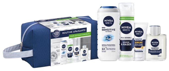 Nivea Men Verzachtende Routine Set voor de Gevoelige Huid