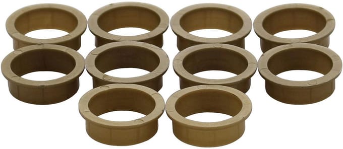 Intersteel 10 Nylon ringen 20mm-18 mm bruin