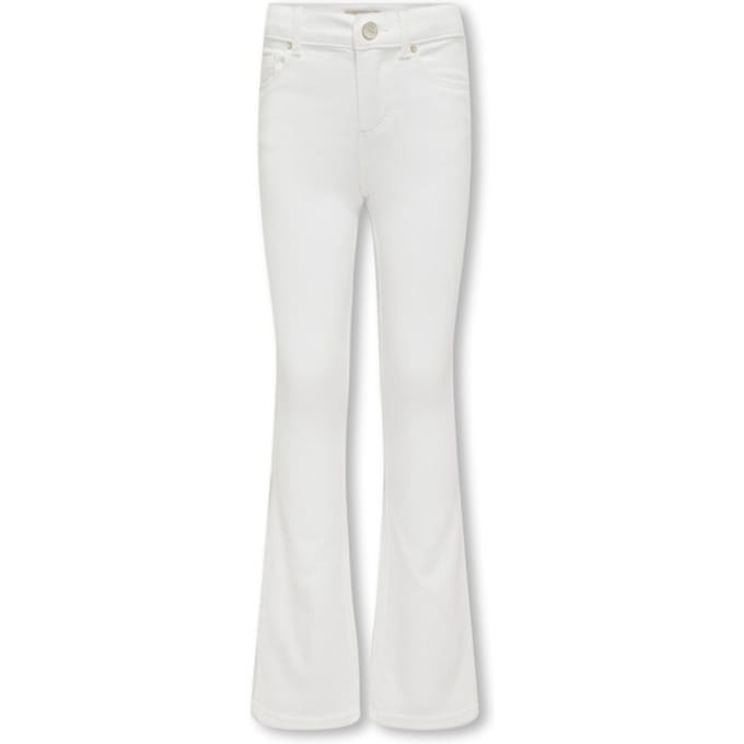 ONLY KOGROYAL LIFE REG FLARED PIM NOOS Meisjes Jeans - White