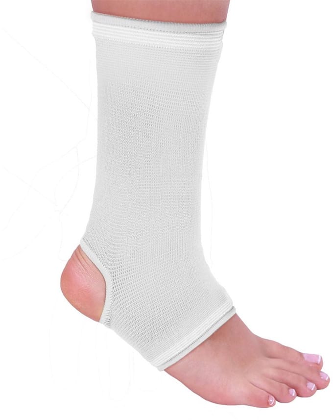 Mövibrace - Enkelbrace - Enkelbandage - Enkel Ondersteuning - Unisex - Wit - Maat M