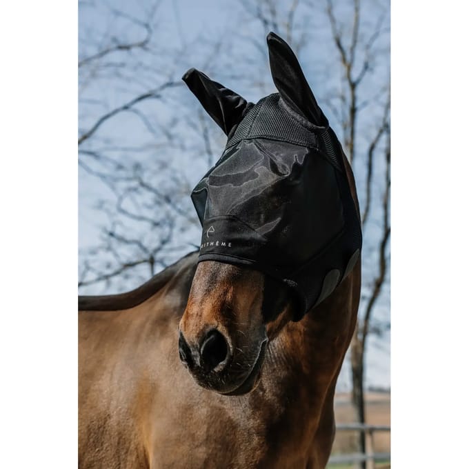 Anti-vliegenmasker voor paarden Equithème Mesh