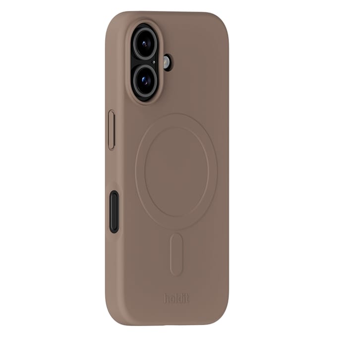 Holdit Soft geschikt voor MagSafe Case geschikt voor iPhone 16 - Mocha Brown