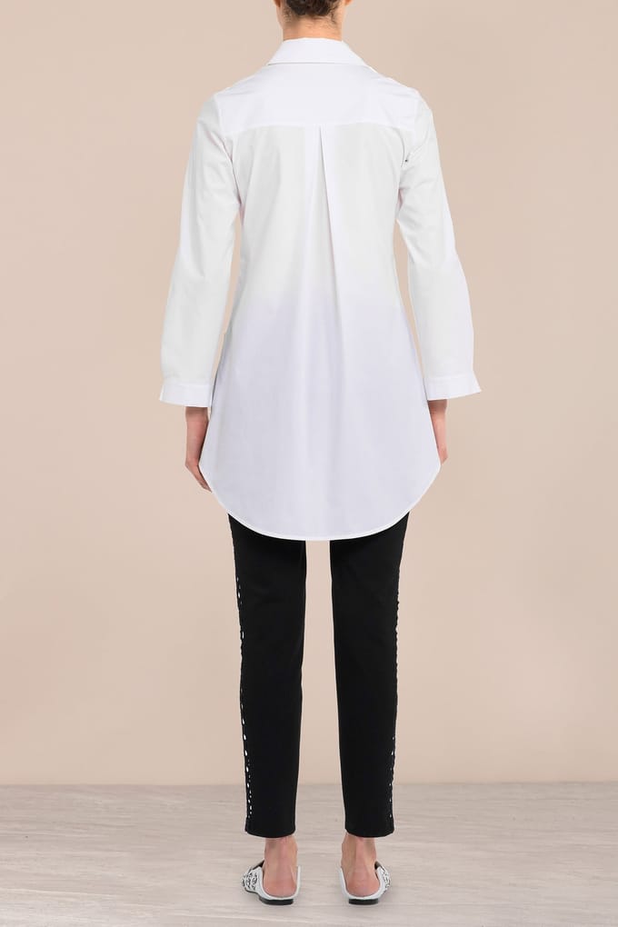 Anne Fontaine Palmelie White Taglia: 42 | Maglie a manica lunga Outlet | Donna | Bianco