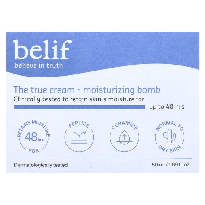 Belif - The True Cream Moisturizing Bomb - Gezichtscrème