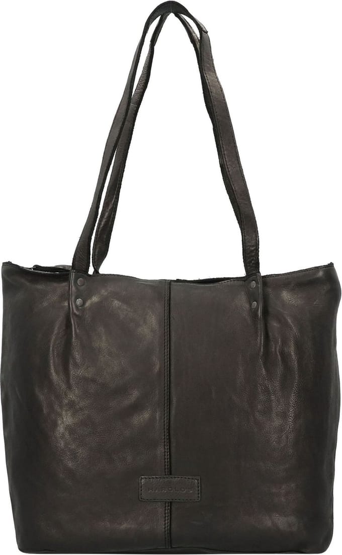 HAROLD'S Leren Schoudertas Submarine Shopper Cognac Bruine