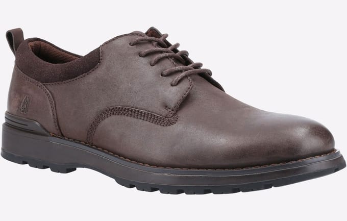 Hush Puppies Dylan Leer MEMORY FOAM Heren