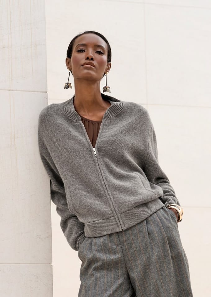 MADELEINE Tricot Blouson Tricot blouson