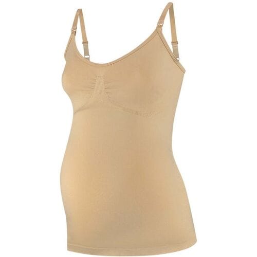 Prénatal voedingstop seamless Beigebrown S-M Dames