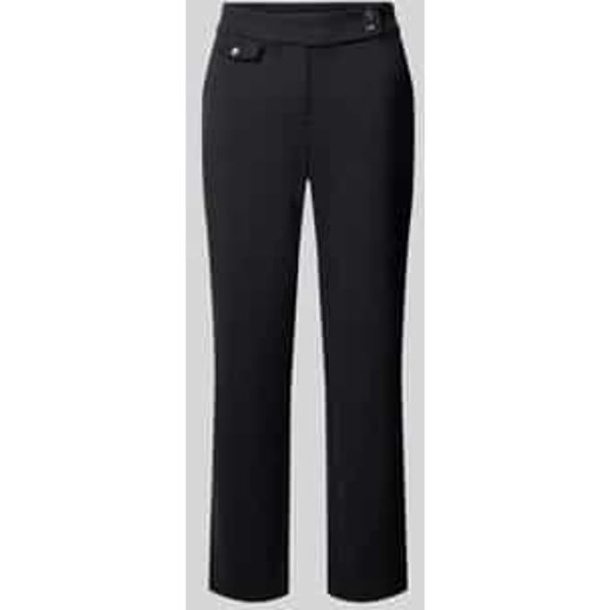 Slim fit stoffen broek van viscosemix, model 'ZINLEAH'