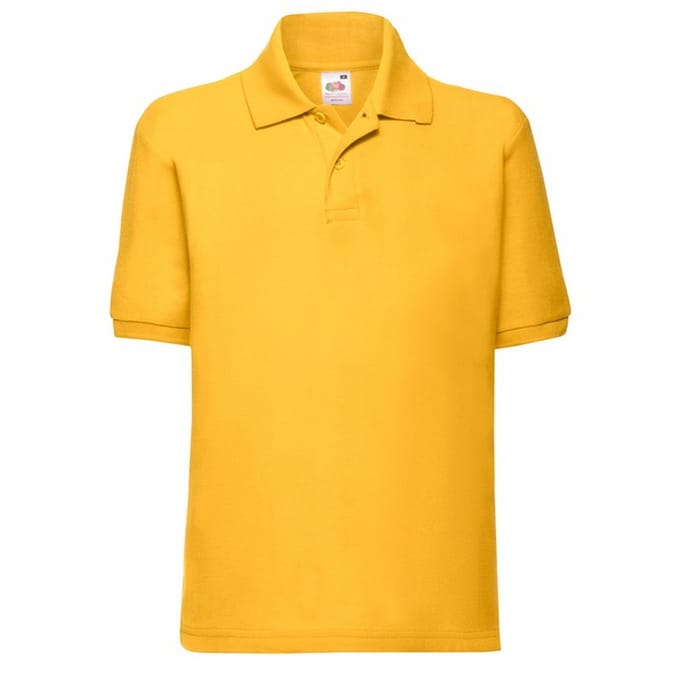 Fruit of the Loom Kinder/Kinder 65/35 Poloshirt (Zonnebloem)