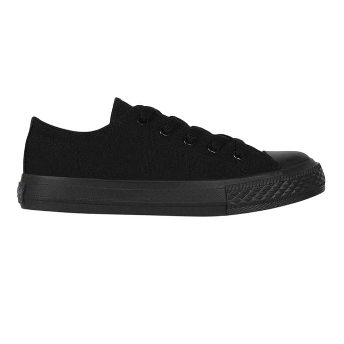 SoulCal Kinderen Classic Canvas Sneakers (Zwart)