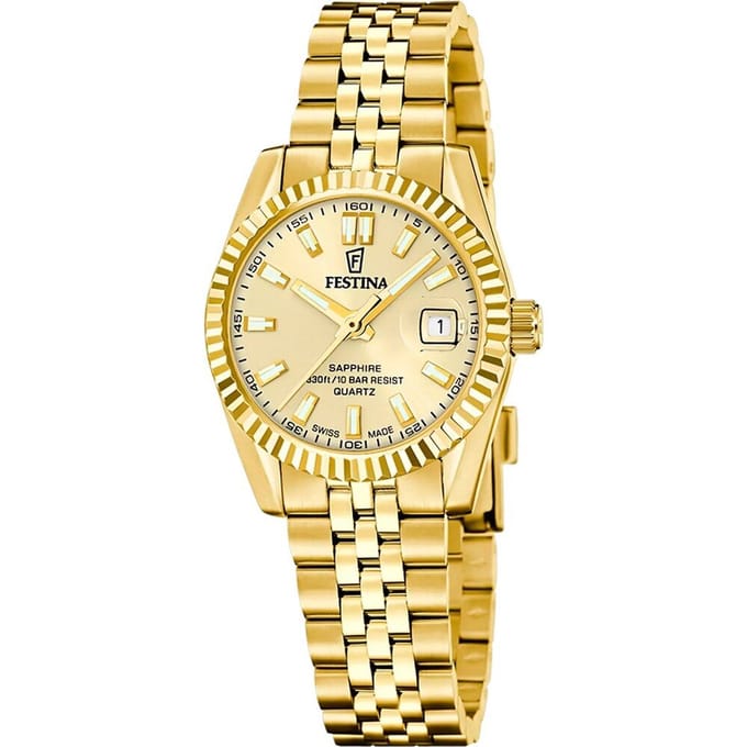Festina Swiss Made F20089/2 Classic Steel Horloge