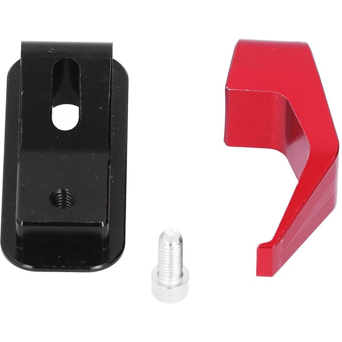 Motorfiets Voorste Hanghaak Items Opbergen Aluminiumlegering voor Elektrische Mountainbikes rood