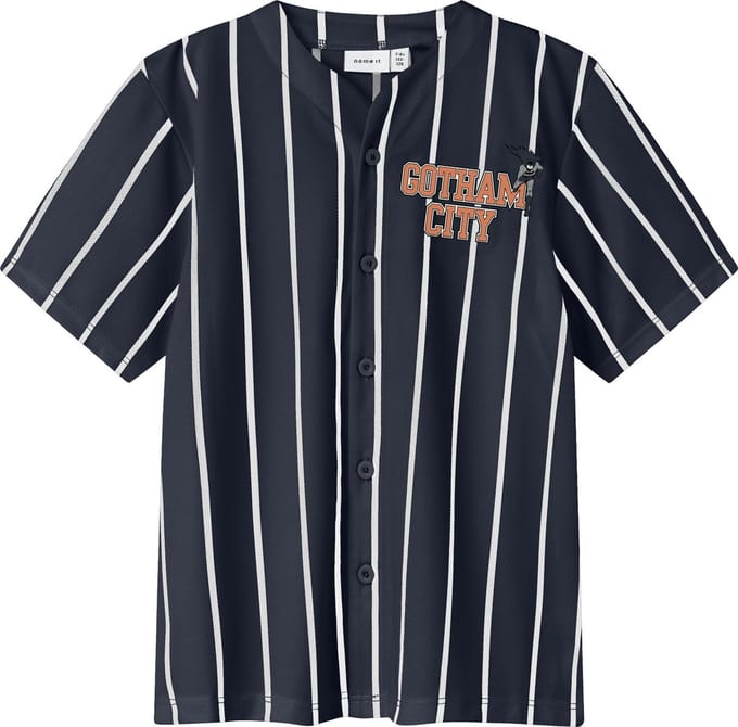 NAME IT - NKMAKASH BATMAN SS NREG POLY SHIRT WAB - Jongens - Overhemden