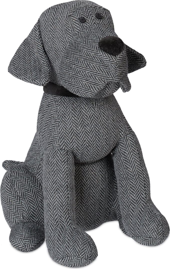 deurstopper hond - stof - binnen - met zand - dier - grijs