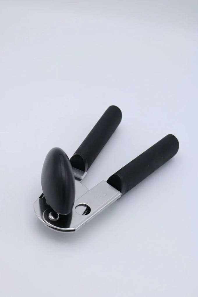 Luxe blikopener. Soft grip. Groot handvat.