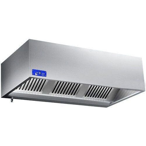 GGM Gastro Kastenhaube mit Motor - 2000mm - mit Regler, Filter & Lampe Zilver