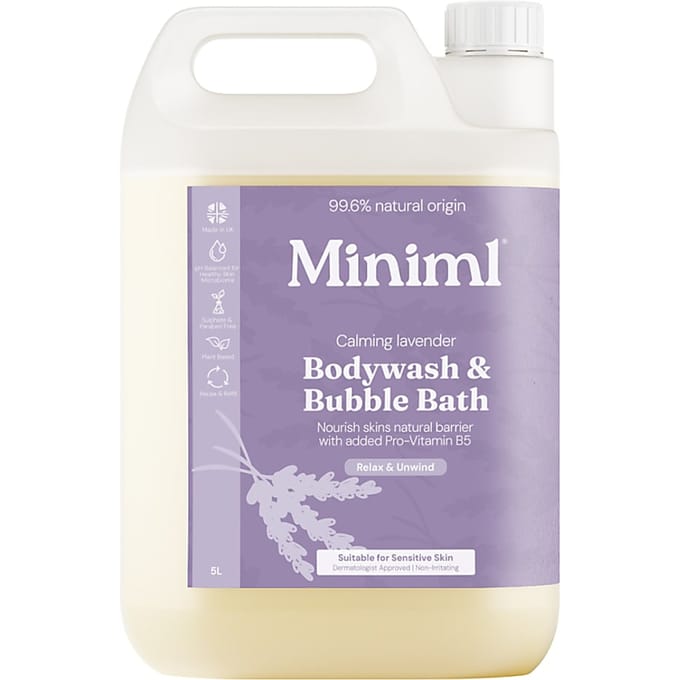 Miniml Douchegel Engelse Lavendel & Kamille - 5L Refill