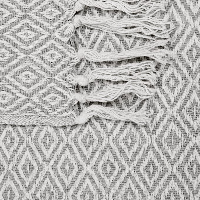 MITYAL - Plaid - Taupe - 125 x 150 cm - Katoen