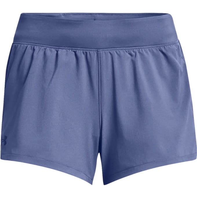 Under Armour Launch SW 3 Short 1342837-470, Vrouwen, Blauw, Shorts, maat: S