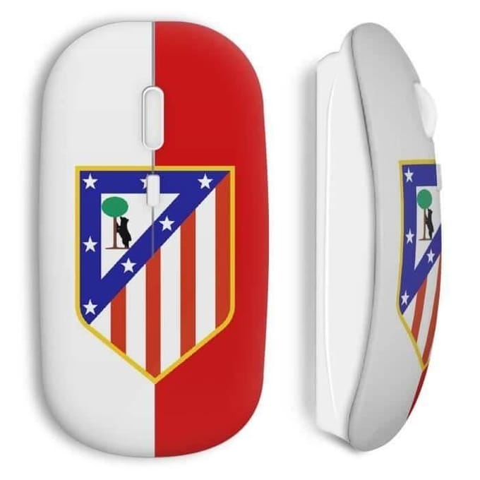 Draadloze muis Atletico De Madrid voetbal