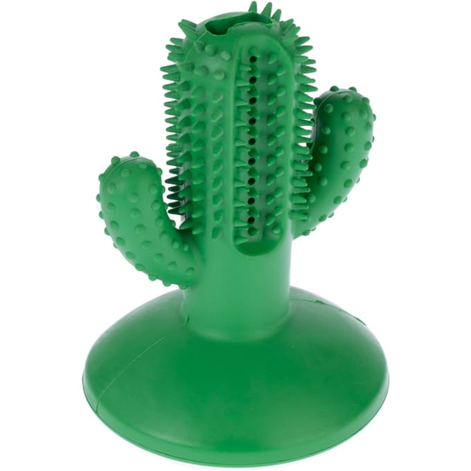 TIAKI kauwspeeltje rubber cactus Ø9.5x12cm hond