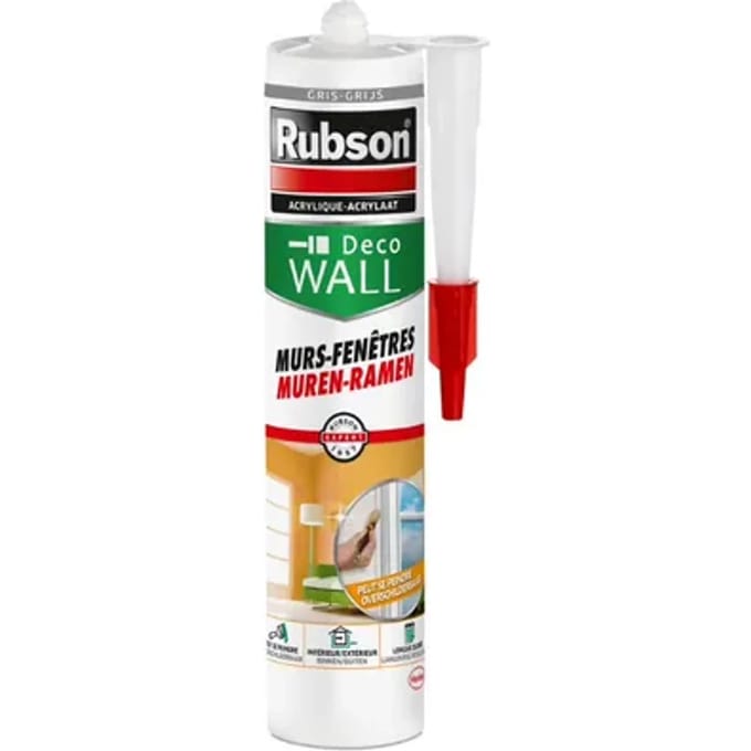 Rubson Voegkit Deco Wall Muren Ramen Grijs 280ml
