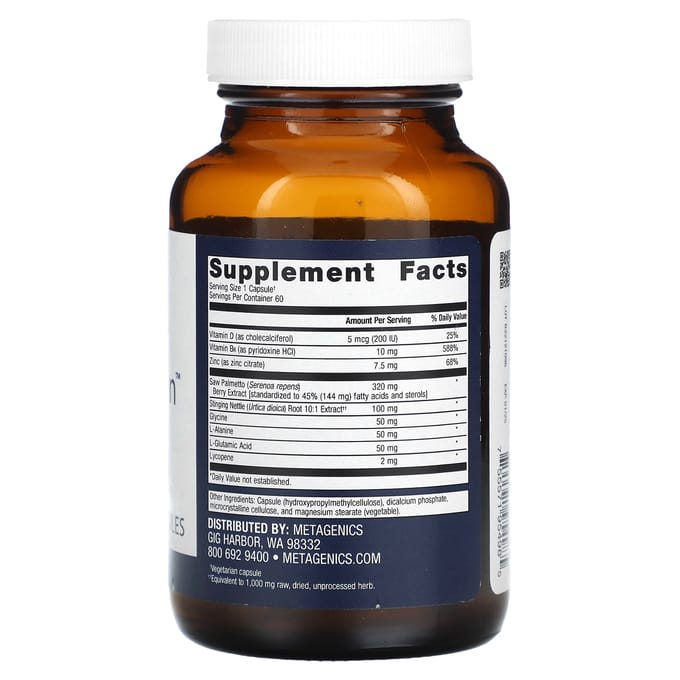 Metagenics, Ultra Prostagen Concentraat, 60 Capsules