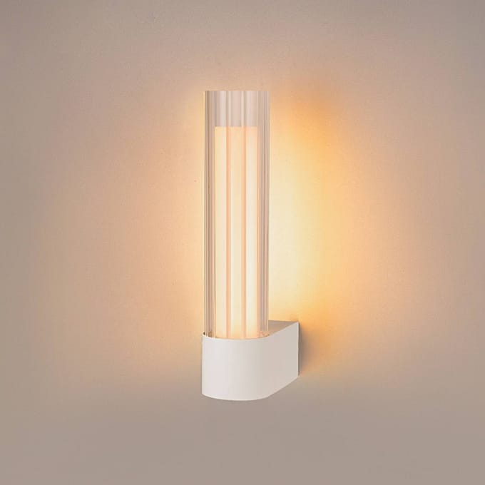 SLV LED badkamer wandlamp Lygant single, wit, aluminium