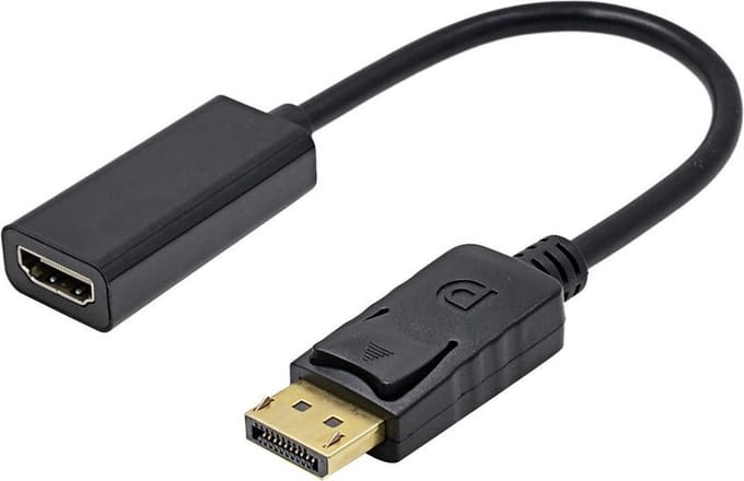 Jumada's - DisplayPort - HDMI adapter cable female| DisplayPort male
