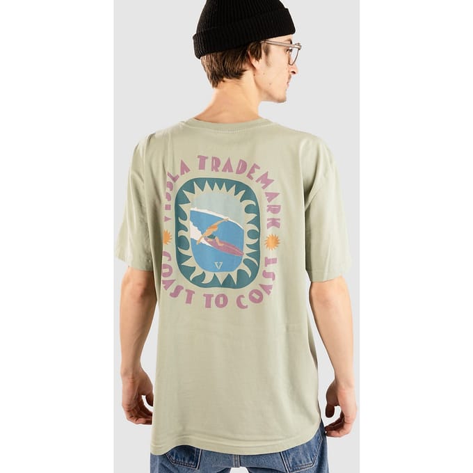 Vissla Coast To Coast Eco T-Shirt blauw