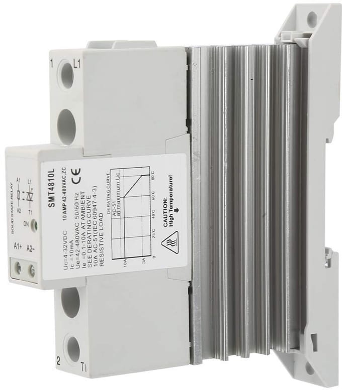 aladdien - Solid State Relay - 10A - Efficiënte installatie - Ultra-dun - DC Control - Betrouwbaar en snel - Geschikt voor diverse toepassingen
