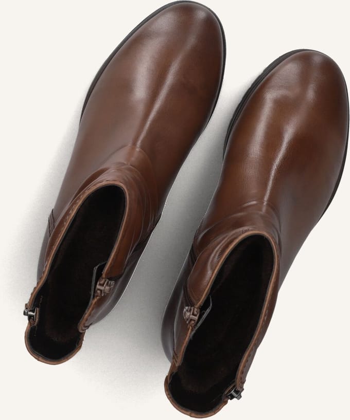 Gabor 092 Enkellaarsjes - Enkelboots met rits - Dames - Camel - Maat 42