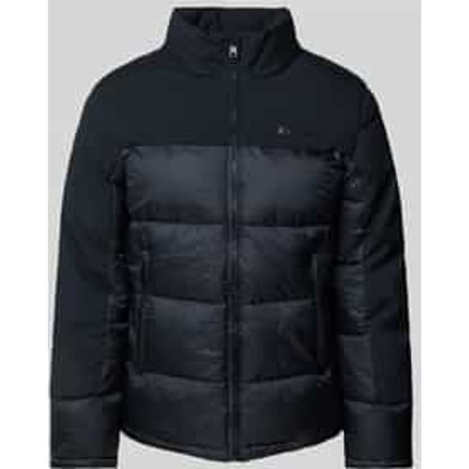 Gewatteerd jack met labelprint
