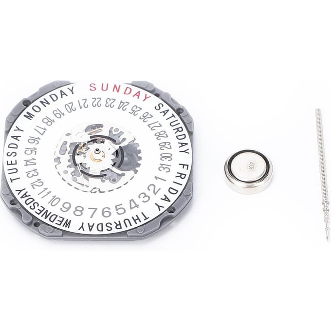 Automatisch Horlogewerk VJ55B Professionele Quartz Horloge Vervangingsaccessoires white