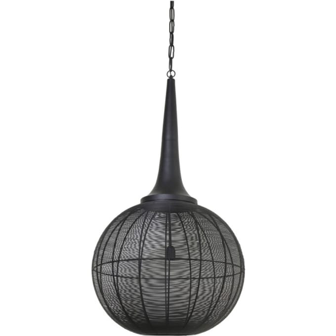 Light & Living Adrienne Hanglamp - Zwart - Ø57x112cm