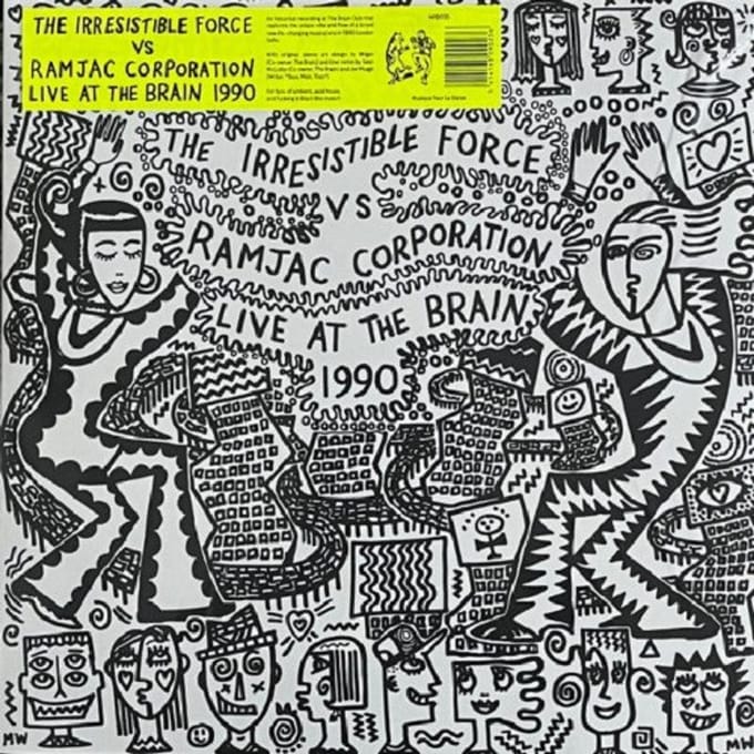 Irresistible Force Vs Ramjac Corporation - Live At The Brain 1990 (LP)
