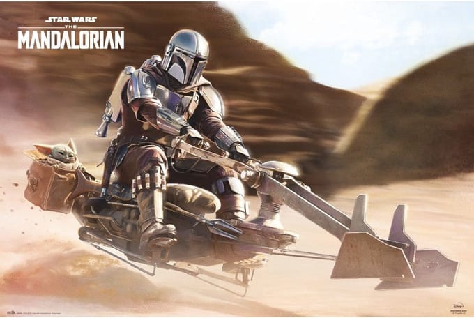 Star Wars The Mandalorian Speeder Bike - Maxi Poster