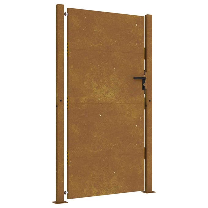 vidaXL - Poort - 100x175 - cm - cortenstaal