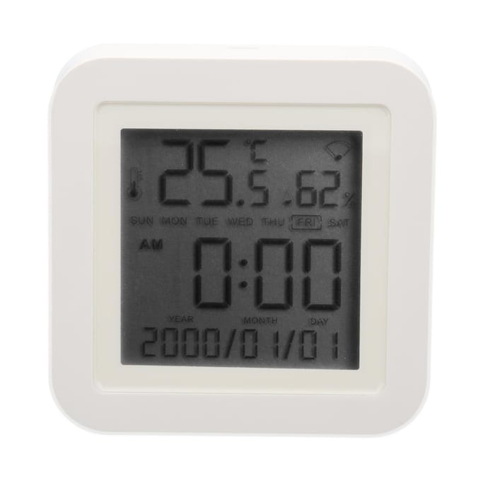 TH06 WIFI Slimme Thermometer Hygrometer Sensor Digitale Temperatuur Vochtigheidsmeter voor Binnen white