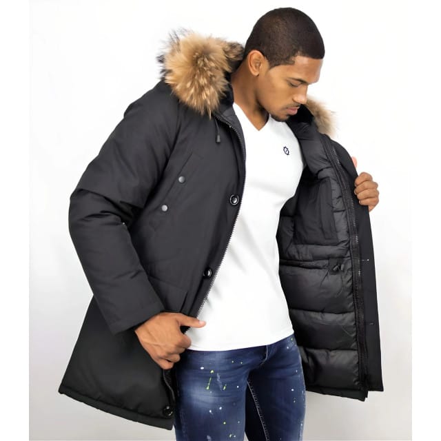 Enos Parka jas met bontkraag