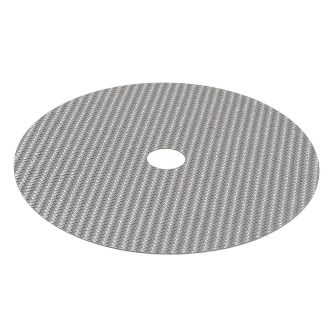 CD Tuning Pad HIFI CD Tuning Mat Lage Vervormingsgraad Koolstofvezel CD Pad voor CD Speler Zilver zilver