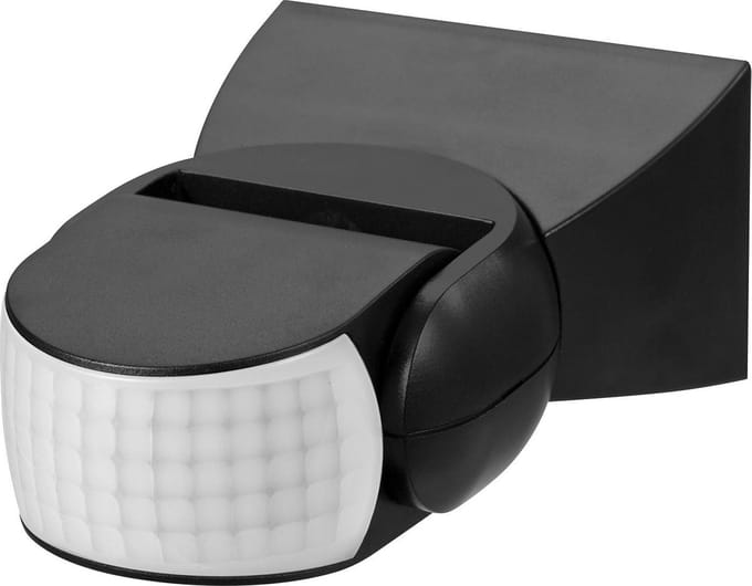 Maclean MCE201B - Infrarood Bewegingsmelder PIR - 12m - Zwart - IP65